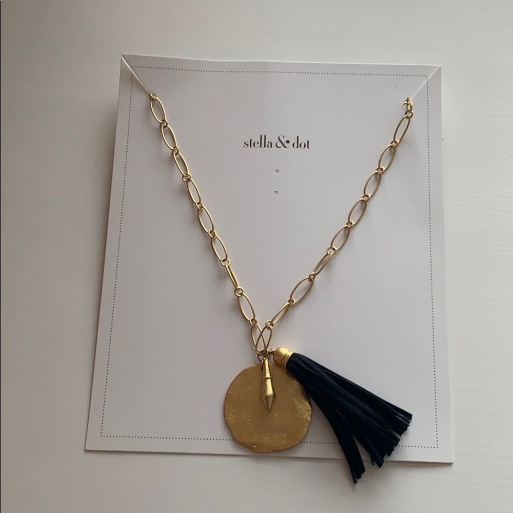 Stella & Dot Carla Tassel Necklace